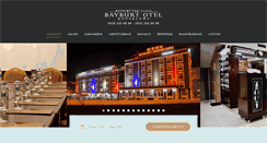 Desktop Screenshot of otelbayburt.com
